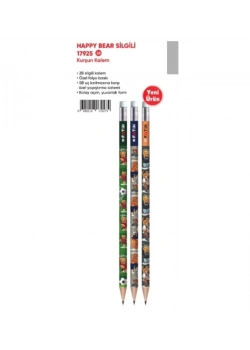Fatih Happy Bear Silgili Kurşun Kalem Fa17925Kl0072
