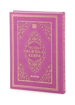 Furkan 17739 Cami Boy Tecvidli Kuranı Kerim Termo Deri Cilt Pembe Renk