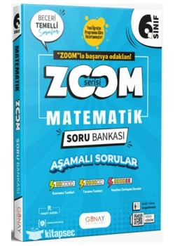 Günay 6.Sınıf Matematik Soru Bankası Zoom Seri