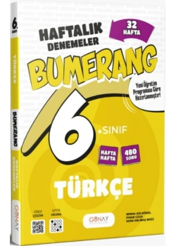 Günay 6.Sınıf Sosyal Bilgiler 32 Haftalık Bumerang Denemeler