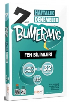 Günay 7.Sınıf Fen Bilimleri 32 Haftalık Denemeler Bumerang 0