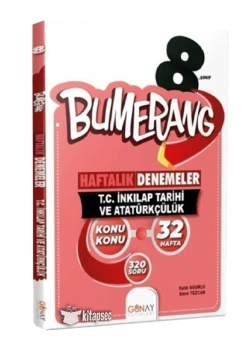 Günay 8.Sınıf İnkilap Tarihi 32 Haftalık Denemeler Bumerang