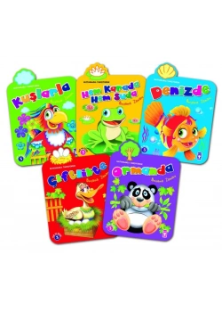 Hayvanlarla Tanışıyorum Boyama 5 Li Set Timaş