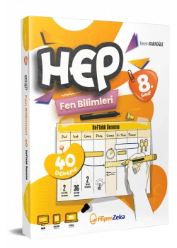 Hiperzeka 8.Sınıf Hep Fen Bilimleri 40 Deneme