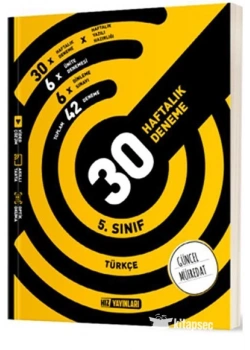 HIZ 5.SINIF TÜRKÇE 30 HAFTALIK DENEME