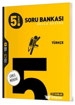 Hız 5.Sınıf Türkçe Soru Bankası Okula Destek