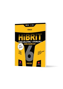 Hız 6.Sınıf Türkçe Hibrit Konu Anlatımlı Etkinlikli Soru Bankası Güncel Müfredat