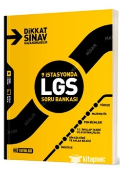 HIZ 8.SINIF LGS TÜM DERSLER 9 İSTASYONDA SORU BANKASI