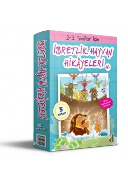 İbretlik Hayvan Hikayeleri Seti 5 Kitap - Damla