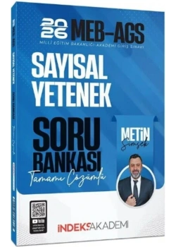 İNDEKS MEB AGS SAYISAL YETENEK ÇÖZÜMLÜ SORU BANKASI METİN ŞİMŞEK