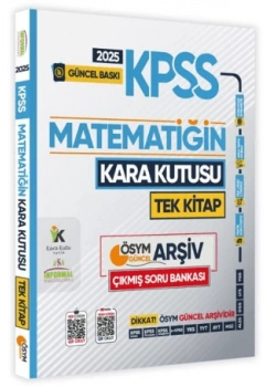 İnformal 2025 Kpss Matematiğin Karakutusu Tek Kitap Çıkmış Soru Bankası