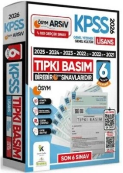 İnformal 2026 Kpss Lisans Gy Gk 2021-2025 Son 6 Sınav Tıpkı Basım