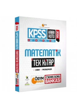 -İnformel 2026 Kpss Matematik Tek Kitap Ösym Arşiv Çıkmış Soru Bankası Karakutu