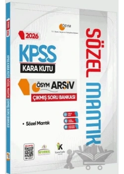 -İnformel 2026 Kpss Sözel Mantık Ösym Arşiv Soru Bankası Karakutu