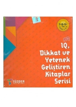 Iq Dikkat Ve Yetenek Geliştiren Kitaplar Seti 7-8-9+Yaş Tüzder Yayın