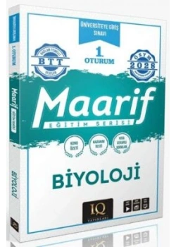 Iq Üniversite Giriş Sınavı 1.Oturum Biyoloji Maarif Eğitim Serisi
