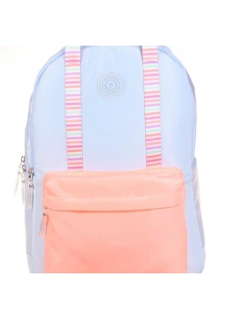 KAUKKO DOUBLE STRIPE SIRT ÇANTASI (BLUE) K1765 KARINCA ÇANTA