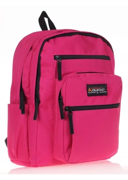 KAUKKO FULL POCKET SIRT ÇANTASI FUŞYA K1434 KARINCA ÇANTA