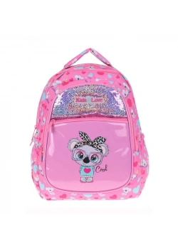 KAUKKO KIDS&LOVE PULLU RUGAN KOALA L5102 KARINCA ÇANTA