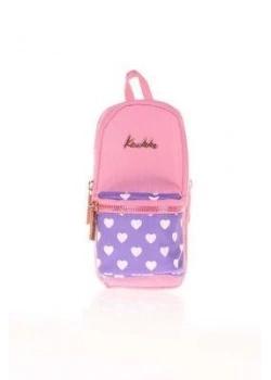 KAUKKO SOFT FLORAL JUNIOR BAG KALEM ÇANTASI (ROSE) K2439 KARINCA ÇANTA