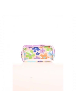 KAUKKO TRANSPARENT SPRING KALEM ÇANTASI (COLORFUL FLOWERS) K2613 KARINCA ÇANTA