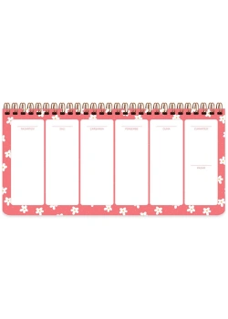 Keskin 13X27 Haftalık Planner Blok Spiralli Minik Papatya 830125-99
