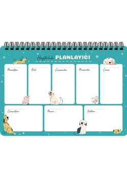 Keskin 17*24 Spiralli Planner - Sevimli Köpekler 830157-99