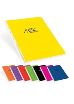 Keskin Color A4 120 Yp. Çizgili Pp Kapak Free Defter
