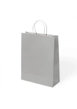 Kika Büküm Saplı Çanta 31X12X41 Gümüş