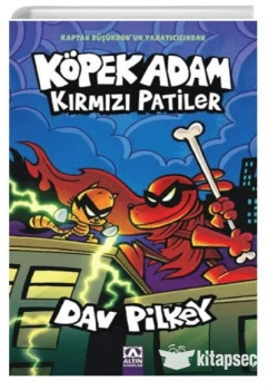 KÖPEK ADAM 12 KIRMIZI PATİLER DAV PİLKEY ALTIN KİTAPLAR