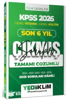 KPSS 2026 GY GK SON 6 YIL ÇIKMIŞ SORULAR YEDİİKLİM