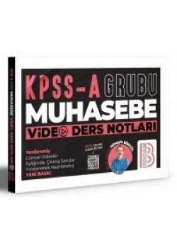 Kpss-A-Grubu Muhasebe Video Ders Notları Benim Hocam