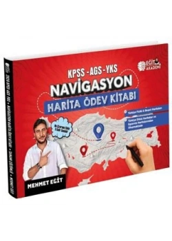 KPSS AGS YKS NAVİGASYON HARİTA ÖDEV KİTABI MEHMET EĞİT