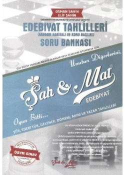 Kpss Edebiyat Tahlilleri Şah Mat