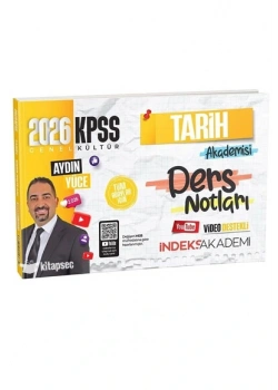 KPSS GK TARİH AKADEMİSİ DERS NOTLARI İNDEKS AKADEMİ
