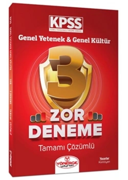 Kpss Gy Gk 3 Çözümlü Zor Deneme Yönerge yayın
