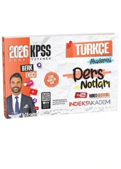KPSS GY TÜRKÇE AKADEMİSİ DERS NOTLARI BERK EKİCİ İNDEKS AKDEMİ