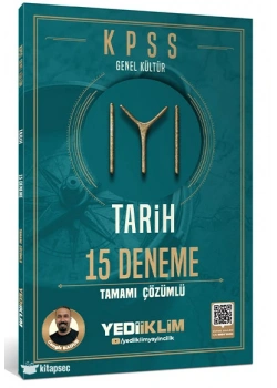 KPSS TARİH GK 15 ÇÖZÜMLÜ DENEME YEDİİKLİM
