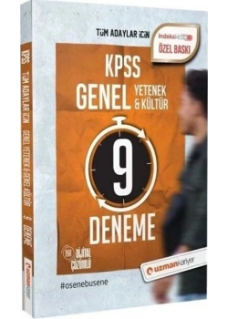 Kpss Tüm Adaylar Gy Gk 9 Dijital çözümlü Deneme Uzman Kariyer
