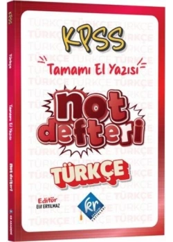 Kpss Türkçe Not Defteri Kr Akademi