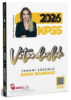 KPSS VATANDAŞLIK ÇÖZÜMLÜ SORU BANKASI HOCAKAFASI