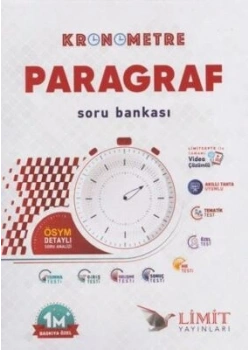 KRONOMETRE PARAGRAF SORU BANKASI LİMİT YAYIN
