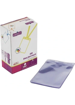 Lamies Lms 010 Dikey Pvc Kart Poşeti Şeffaf 80X100
