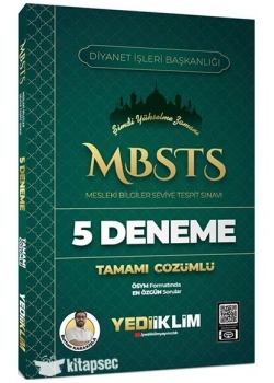 Mbsts Çözümlü 5 Deneme Yediiklim