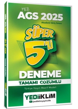 Meb Ags Süper 5 Li Çözümlü Deneme Yediiklim