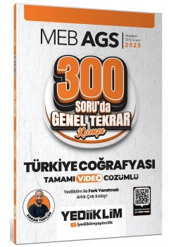 Meb Ags Türkiye Coğrafyası 300 Soruda Genel Tekrar Kampı Yediiklim