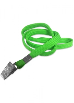 Metal Klipsli Kart Askı İpi Yeşil