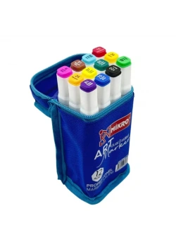 Mikro 12lü Çift Taraflı Marker Kalem Zw-8001-12S