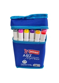Mikro 24lü Çift Taraflı Marker Kalem Zw-8001-24S