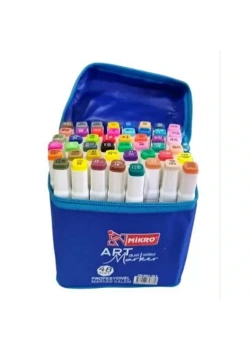 Mikro 48 Li Çift Taraflı Marker Kalem Zw-8001-48